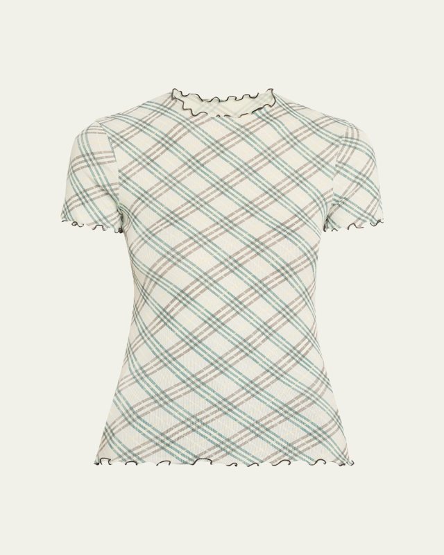 Check Jersey T-Shirt